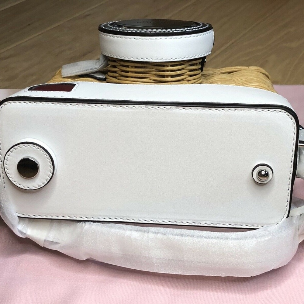 Kate Spade 3-D Rose Wicker Camera Crossbody Bag - Picture 3 of 9